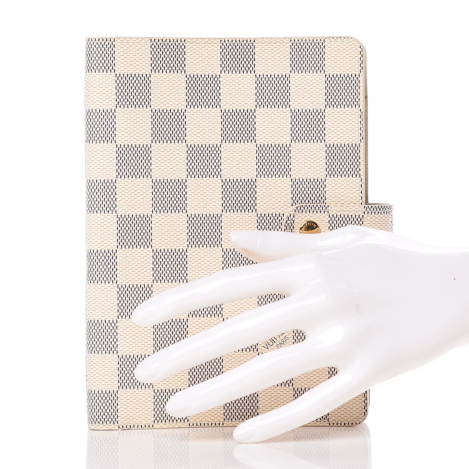 Louis Vuitton Damier Azur Medium Ring Agenda Cover 2 of 8