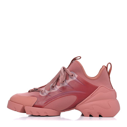 Christian Dior Neoprene Rubber Womens D-Connect Sneakers 39 Deep Nude 1 of 8