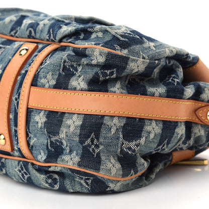 Louis Vuitton Denim Raye Porte Epaule MM 8 of 9