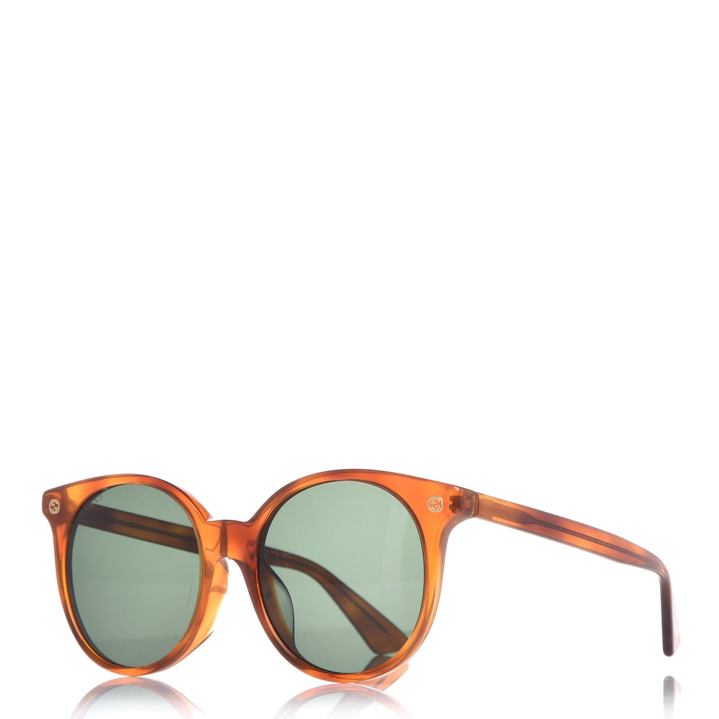 Round GG0091S Sunglasses Brown