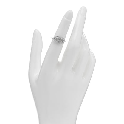 Hermes 18K White Gold Diamond Farandole Ring 49 4.75 2 of 5