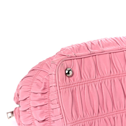 Prada Nappa Gaufre Chain Flap Geranio 9 of 17
