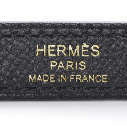 Hermes Epsom Kelly Sellier 25 Black 37 of 38