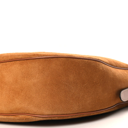 Celine Suede Calfskin Large Triomphe Heloise Shoulder Bag Tobacco 13 of 13