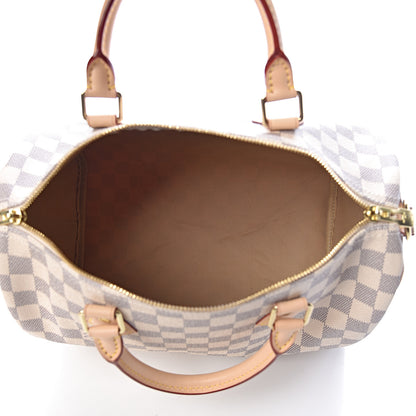 Louis Vuitton Damier Azur Speedy Bandouliere 30 5 of 10