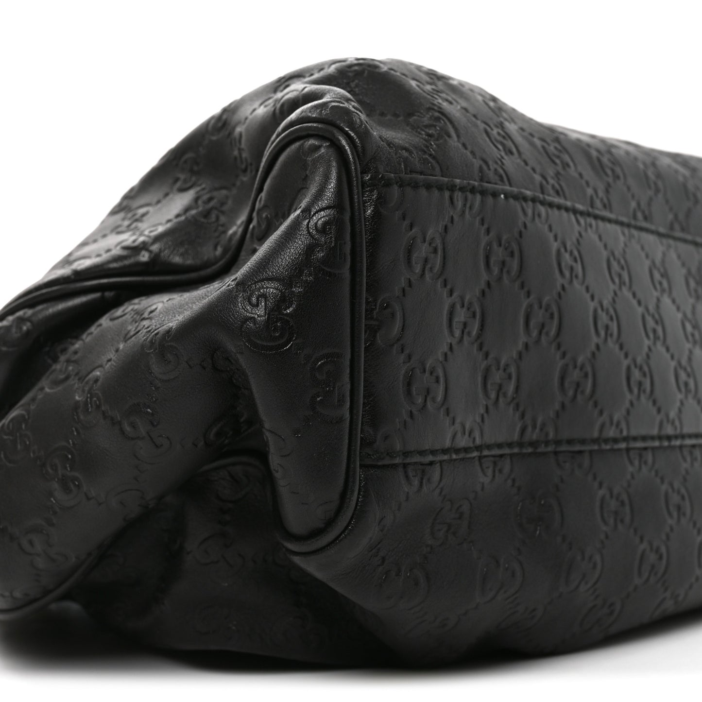 Guccissima Medium Sukey Tote Black
