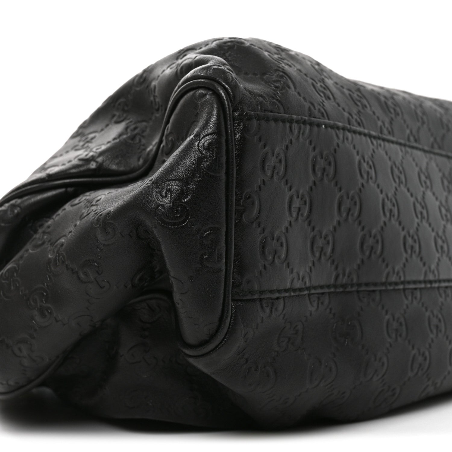 Gucci Guccissima Medium Sukey Tote Black 9 of 10