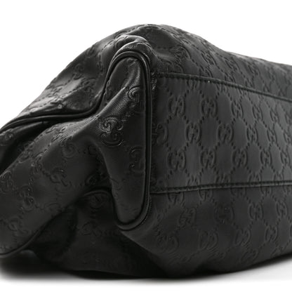 Gucci Guccissima Medium Sukey Tote Black 9 of 10