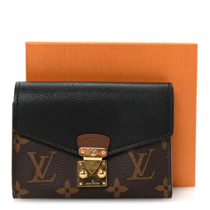 Louis Vuitton Monogram Pallas Compact Wallet NM Black 7 of 7