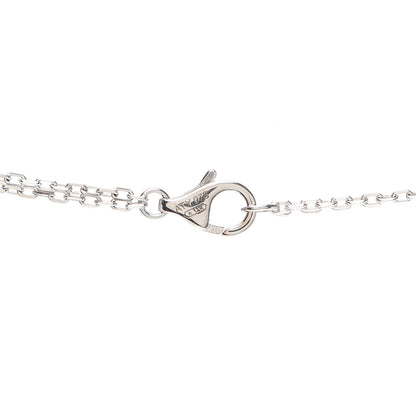 Cartier 18K White Gold 2 Diamond LOVE Necklace 5 of 5