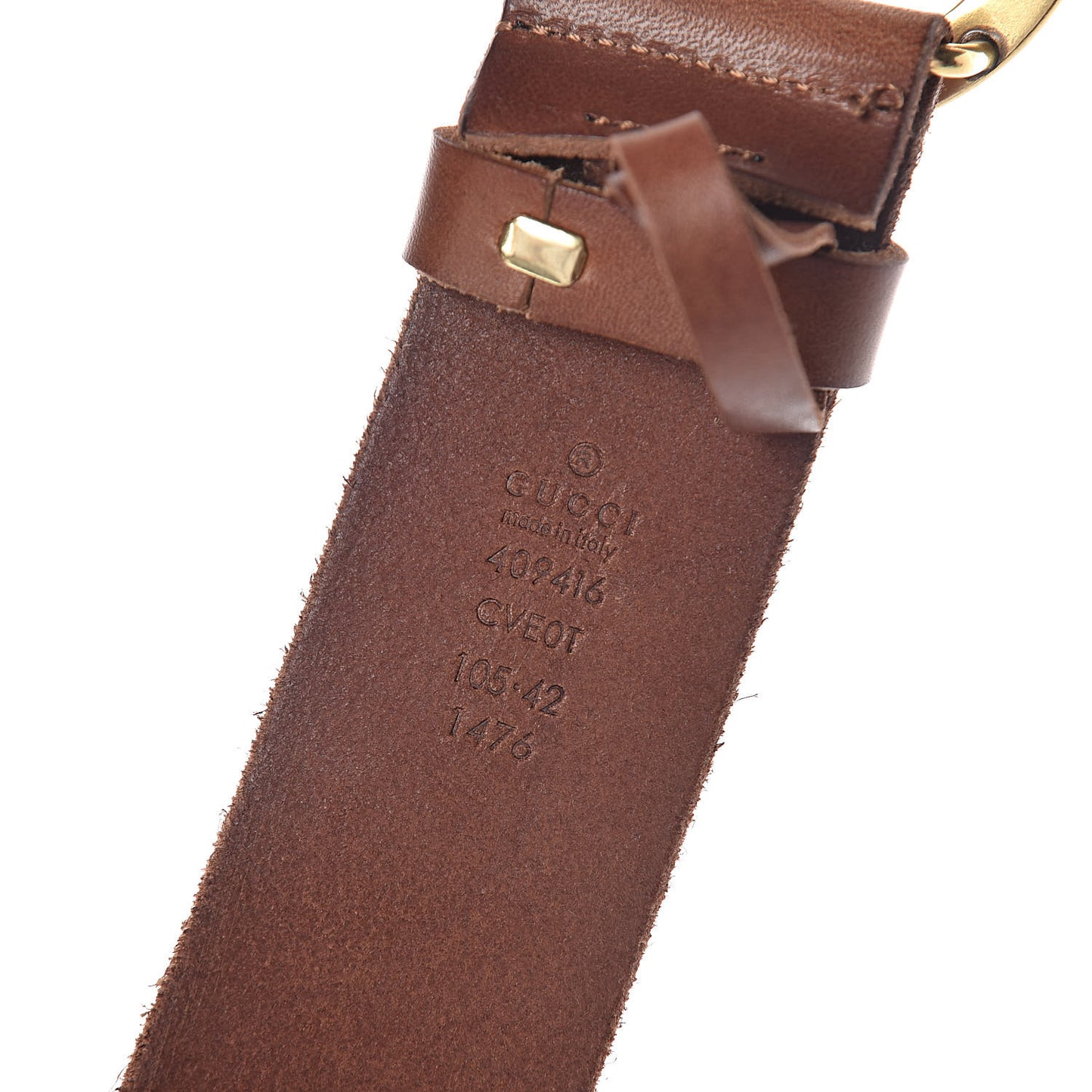 Faded Calfskin Double G 40mm Belt 105 42 Cuir
