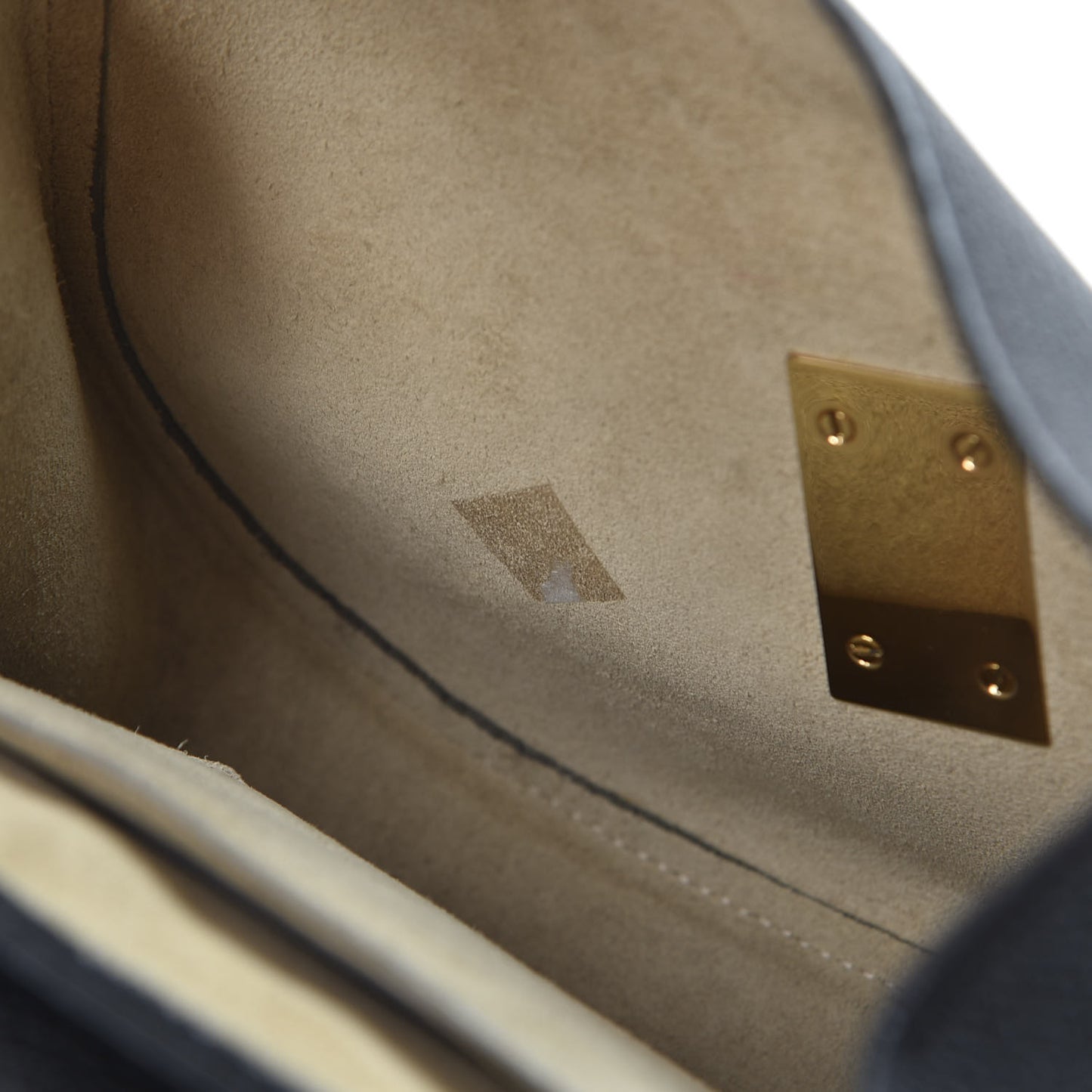 Grained Lambskin Drew Shoulder Bag Black