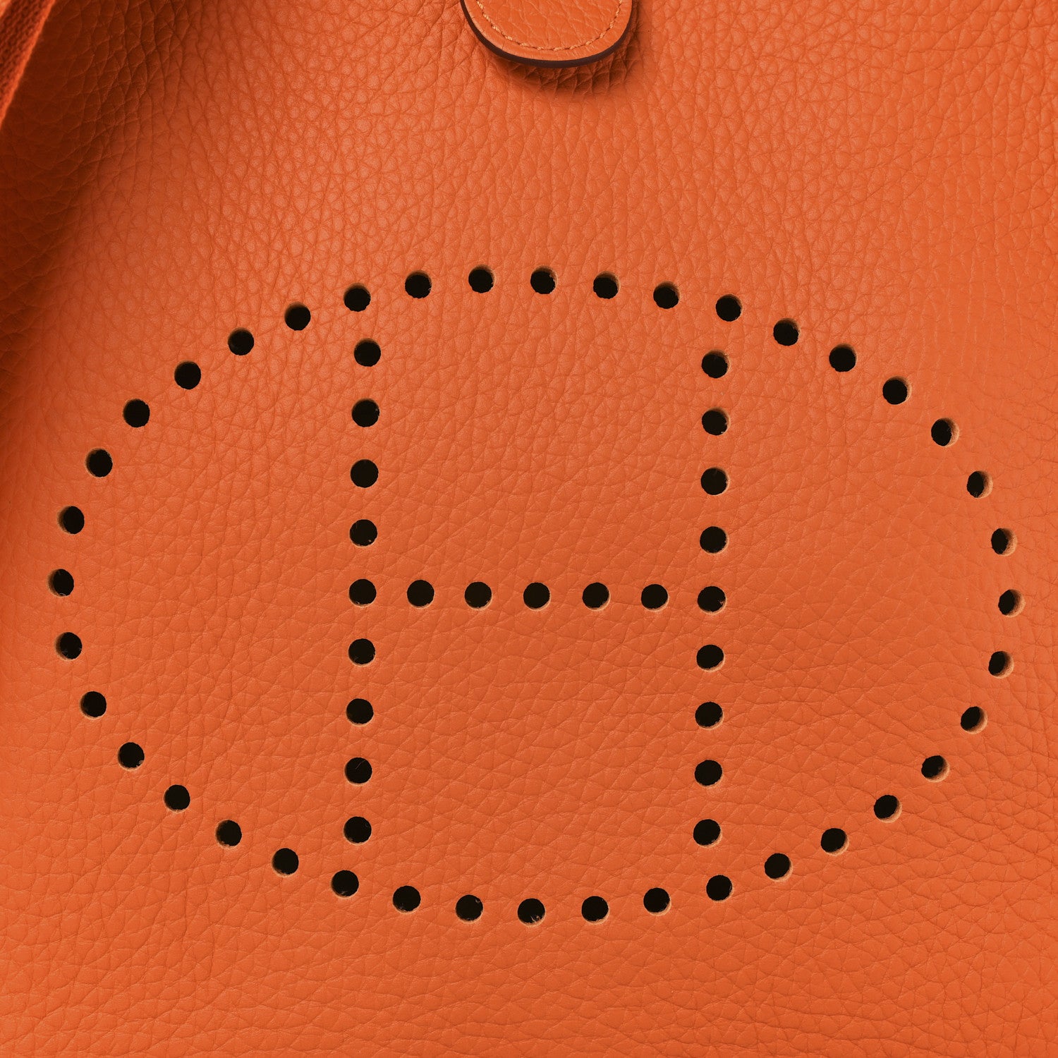 Hermes Taurillon Clemence EVELYNE III PM Orange 8 of 11