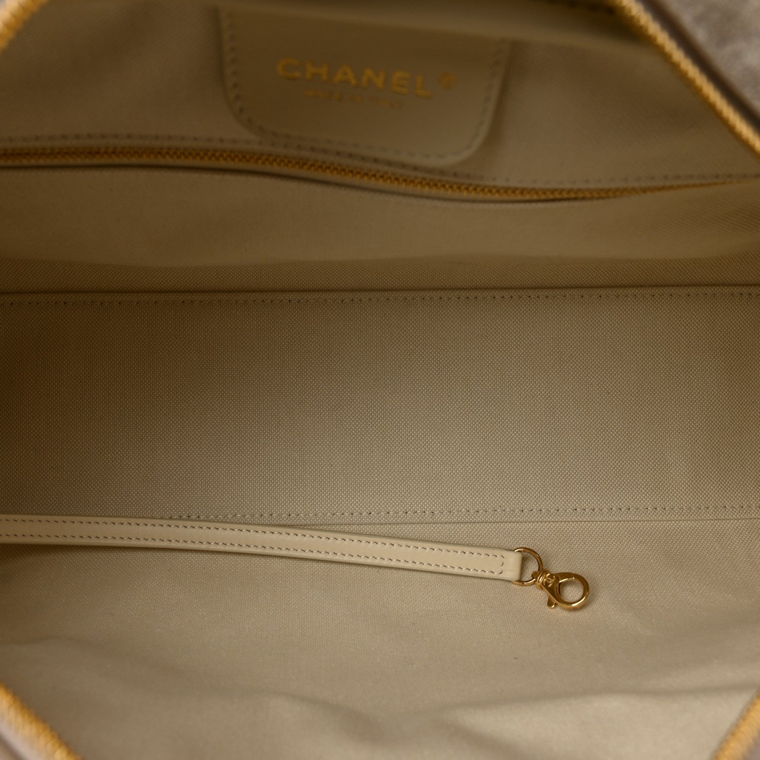 Chanel Suede Calfskin Large Perfect Bowling Bag Grey 5 of 10