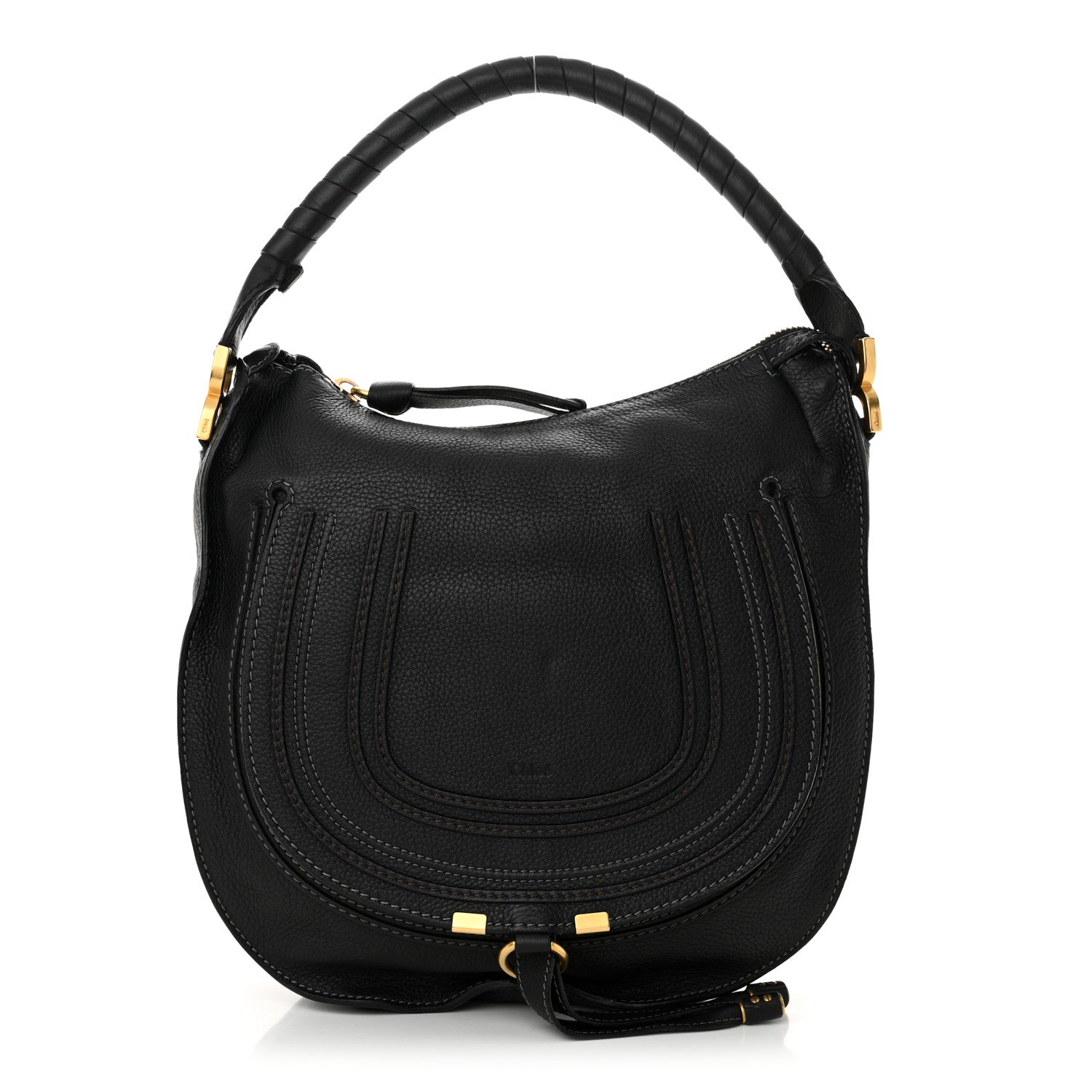 Chloe Calfskin Medium Marcie Hobo Black 1 of 10