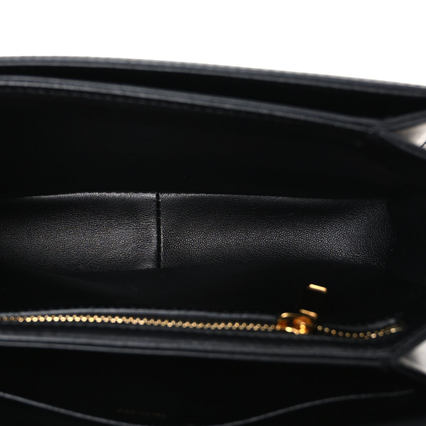 Canvas Calfskin Triomphe Embroidered Teen Triomphe Bag Black