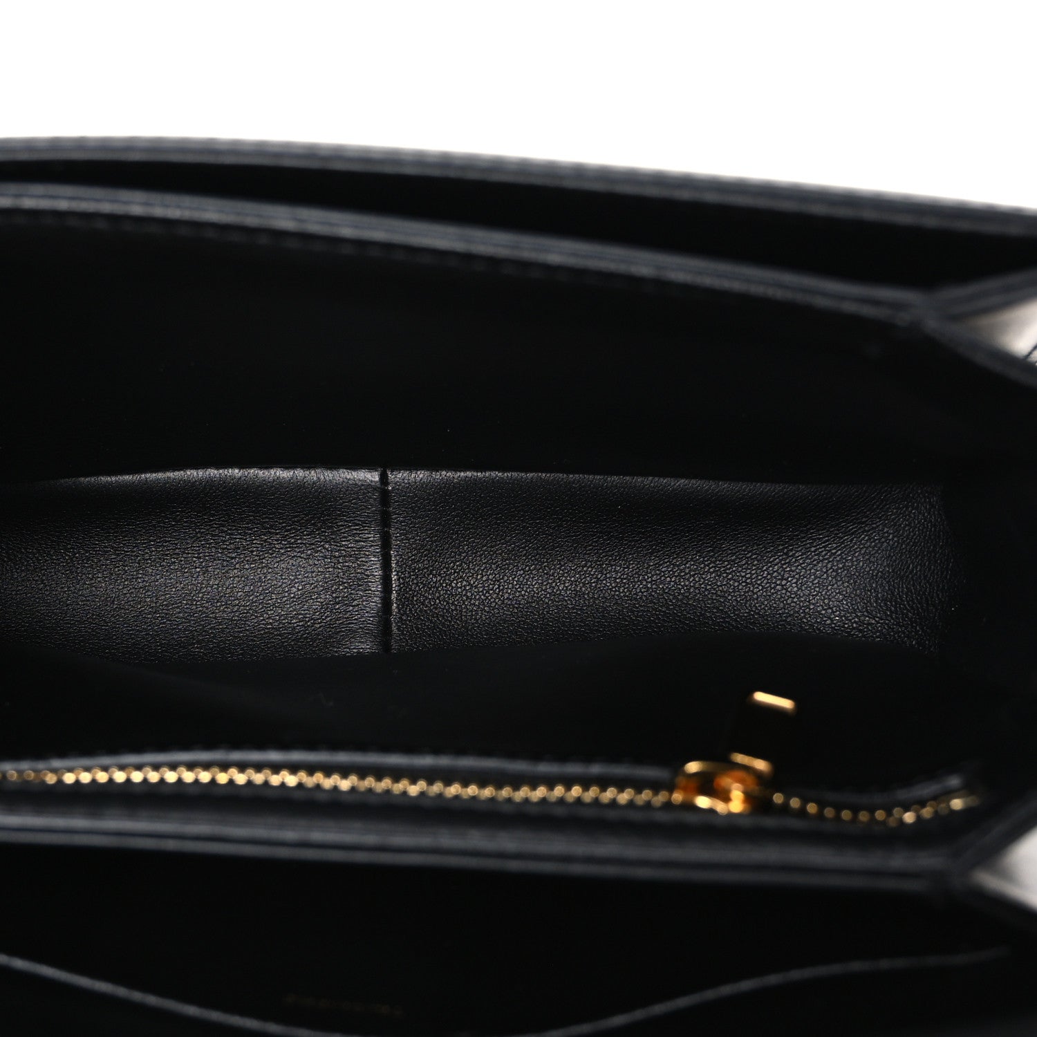 Celine Canvas Calfskin Triomphe Embroidered Teen Triomphe Bag Black 5 of 11