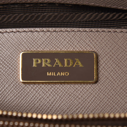 Prada Saffiano Lux Bi-Color Promenade Tote Argilla Pomice 8 of 19