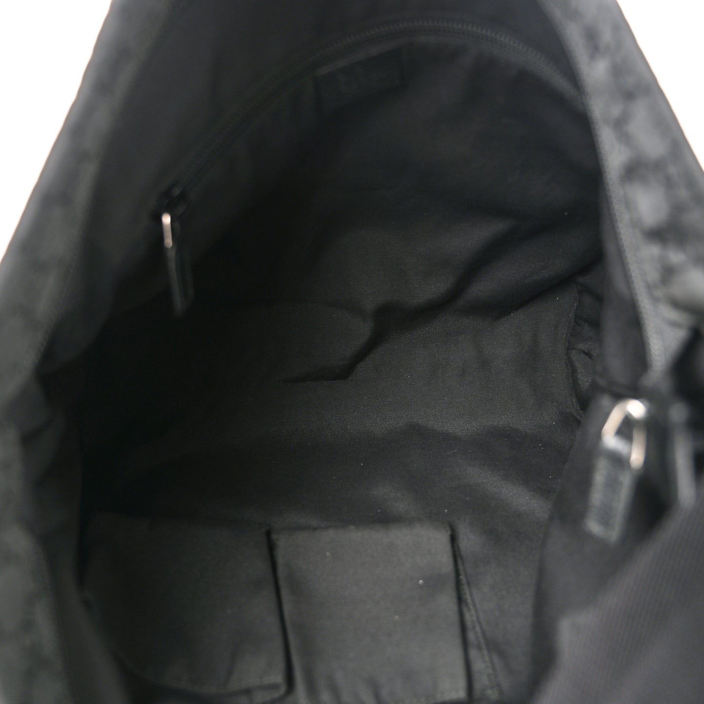 Nylon Monogram Large Messenger Black