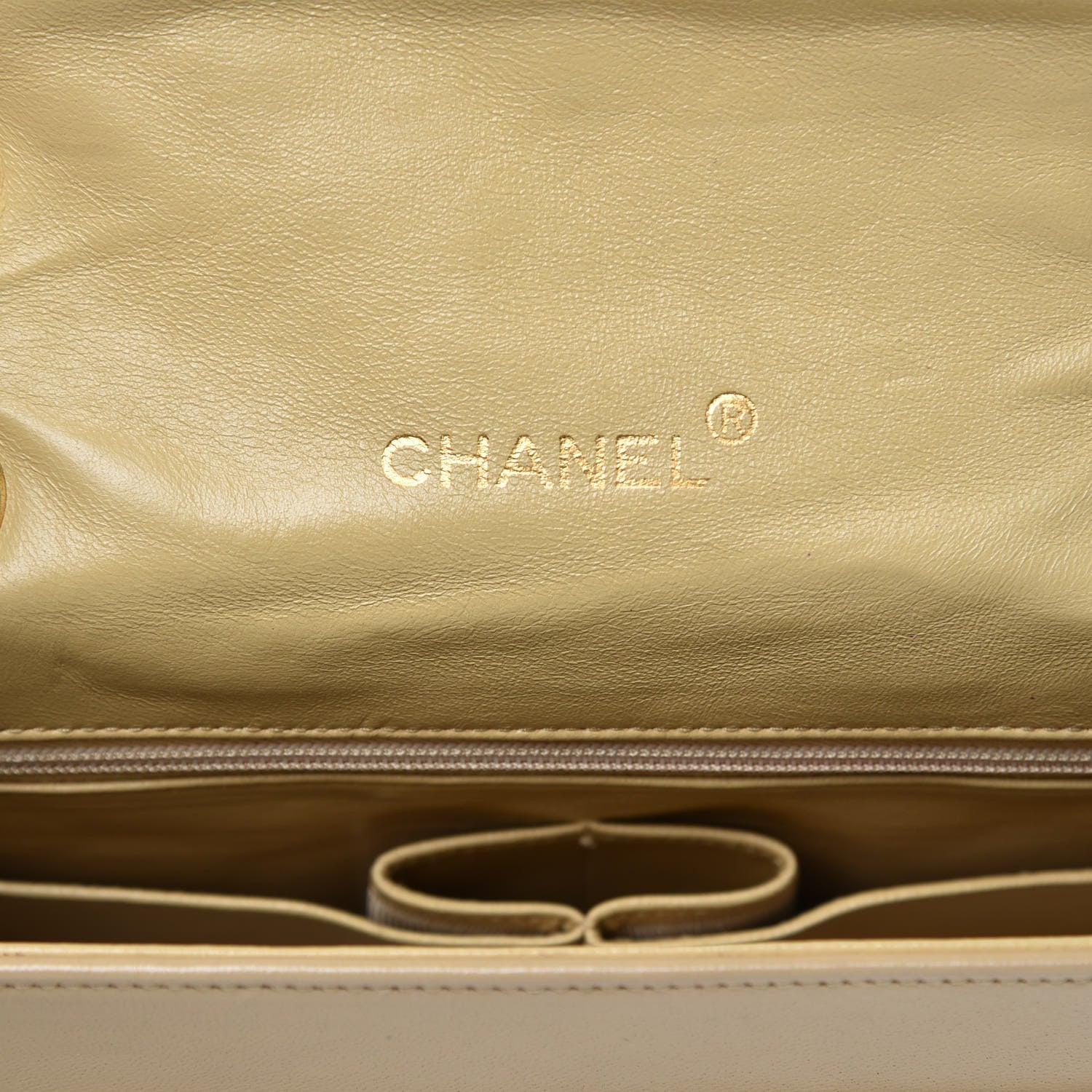 Chanel Lambskin Quilted Small Single Flap Beige 7 of 15