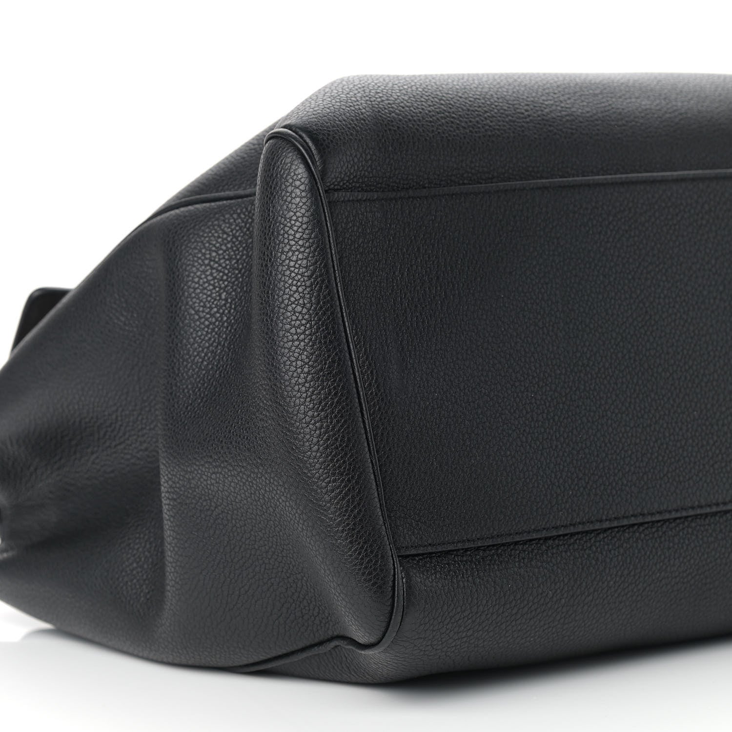 Celine Grained Calfskin Large Soft 16 Bag Black 5 of 10