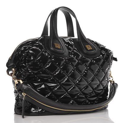 Givenchy Patent Quilted Medium Nightingale Black 13 of 21