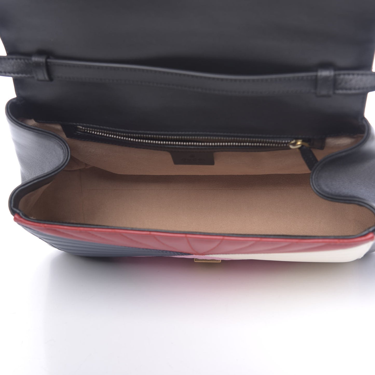Calfskin Bamboo Trapuntata Queen Margaret Top Handle Bag Blue Agata Hibiscus Red Mystic White Sugar Pink