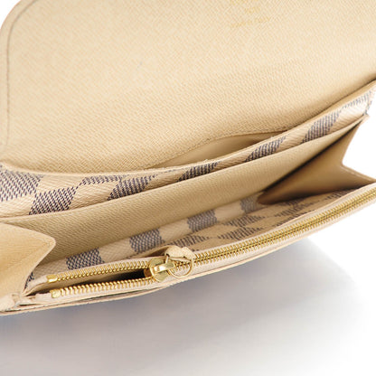 Louis Vuitton Damier Azur Emilie Wallet 8 of 11
