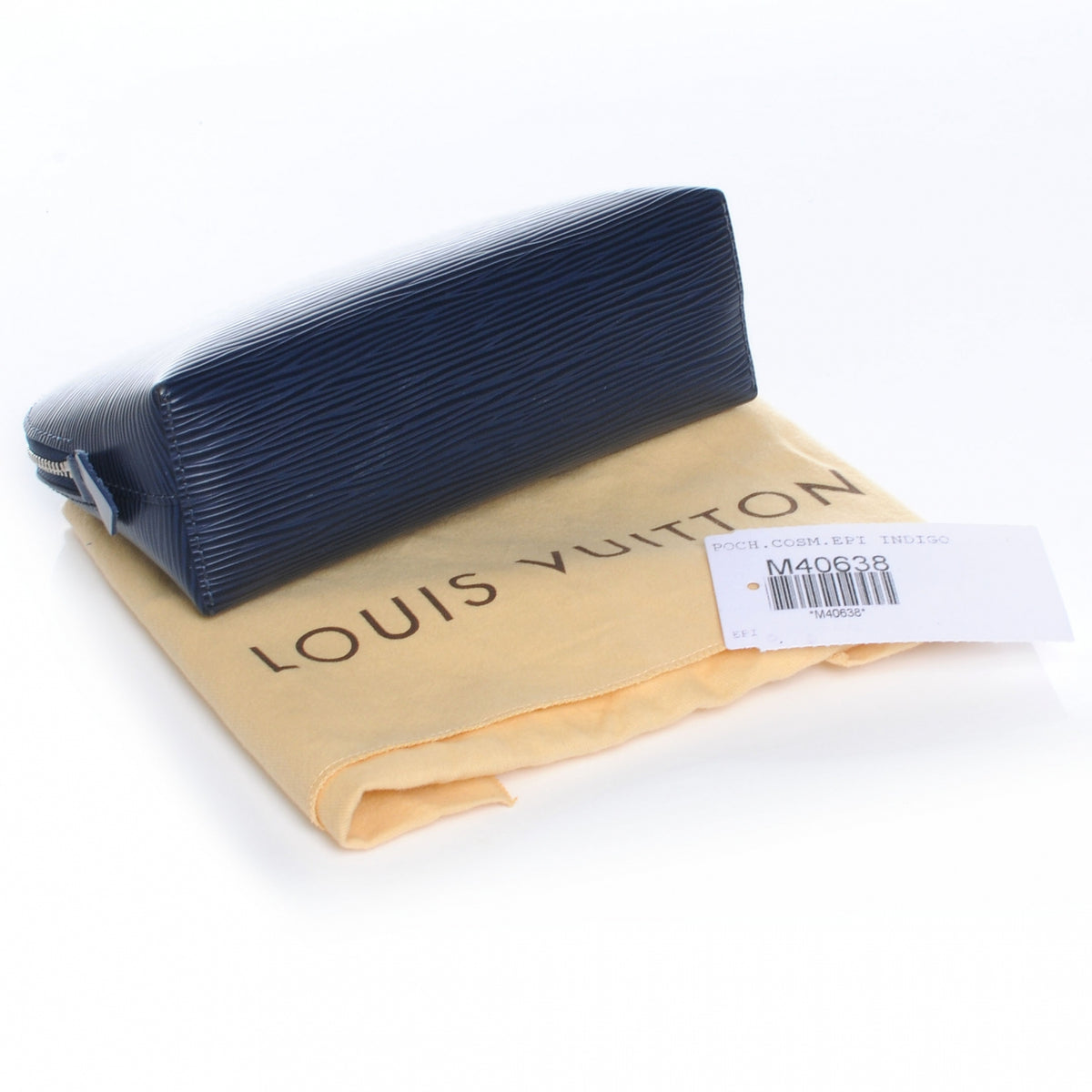 Louis Vuitton Epi Cosmetic Pouch Indigo 5 of 8