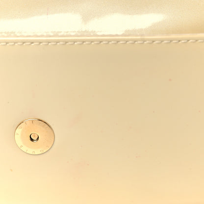 Louis Vuitton Patent Sobe Clutch Creme 7 of 7
