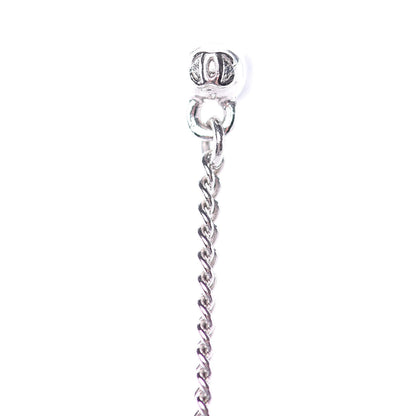 Chanel Baguette Crystal CC Drop Earrings Silver 2 of 4