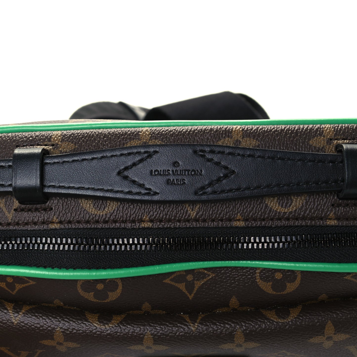 Monogram Macassar S Lock Messenger Minty Green