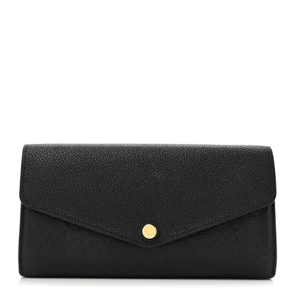 Louis Vuitton Empreinte Sarah Wallet NM Black 1 of 7