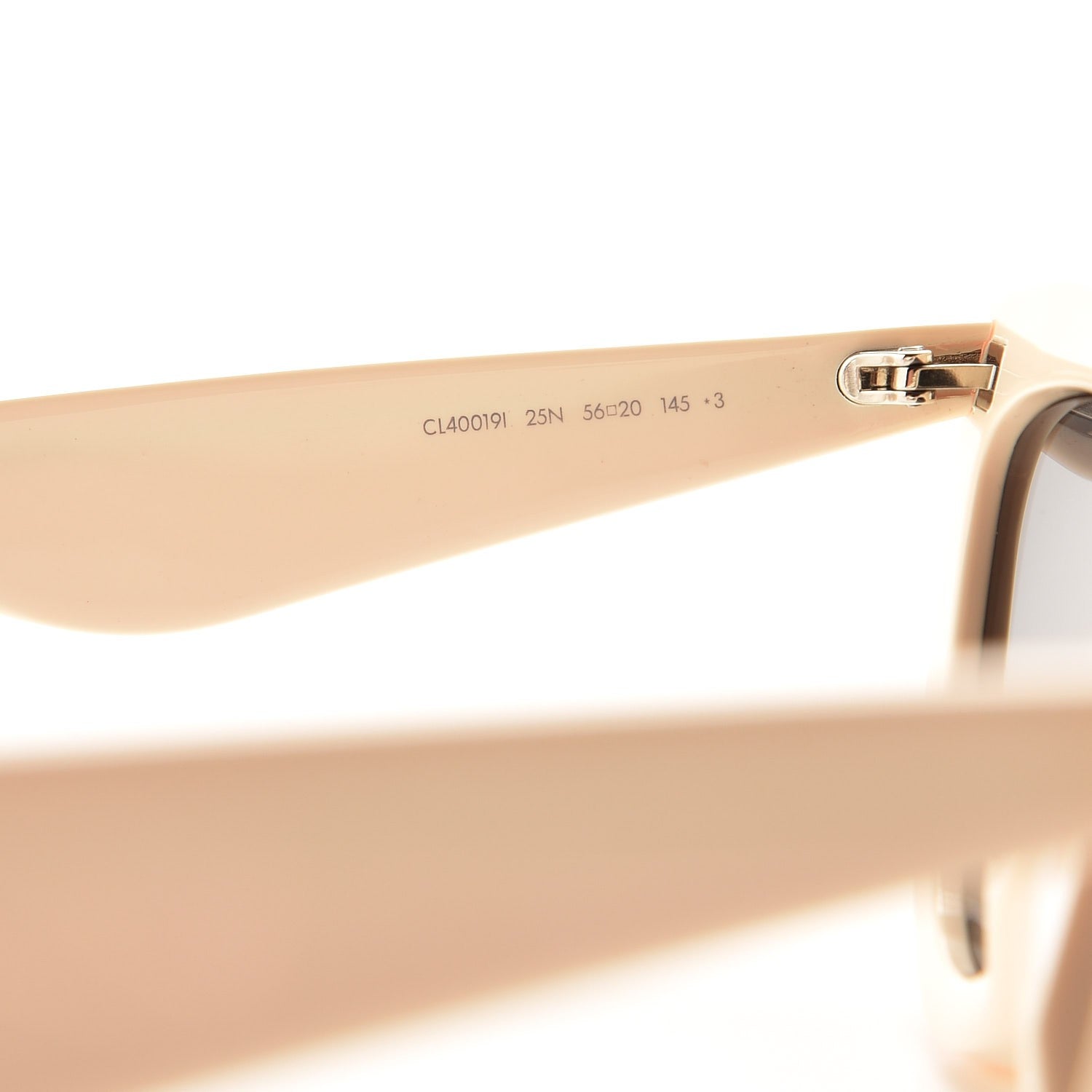 Celine Acetate Cat Eye Sunglasses CL40019I Ivory 6 of 7