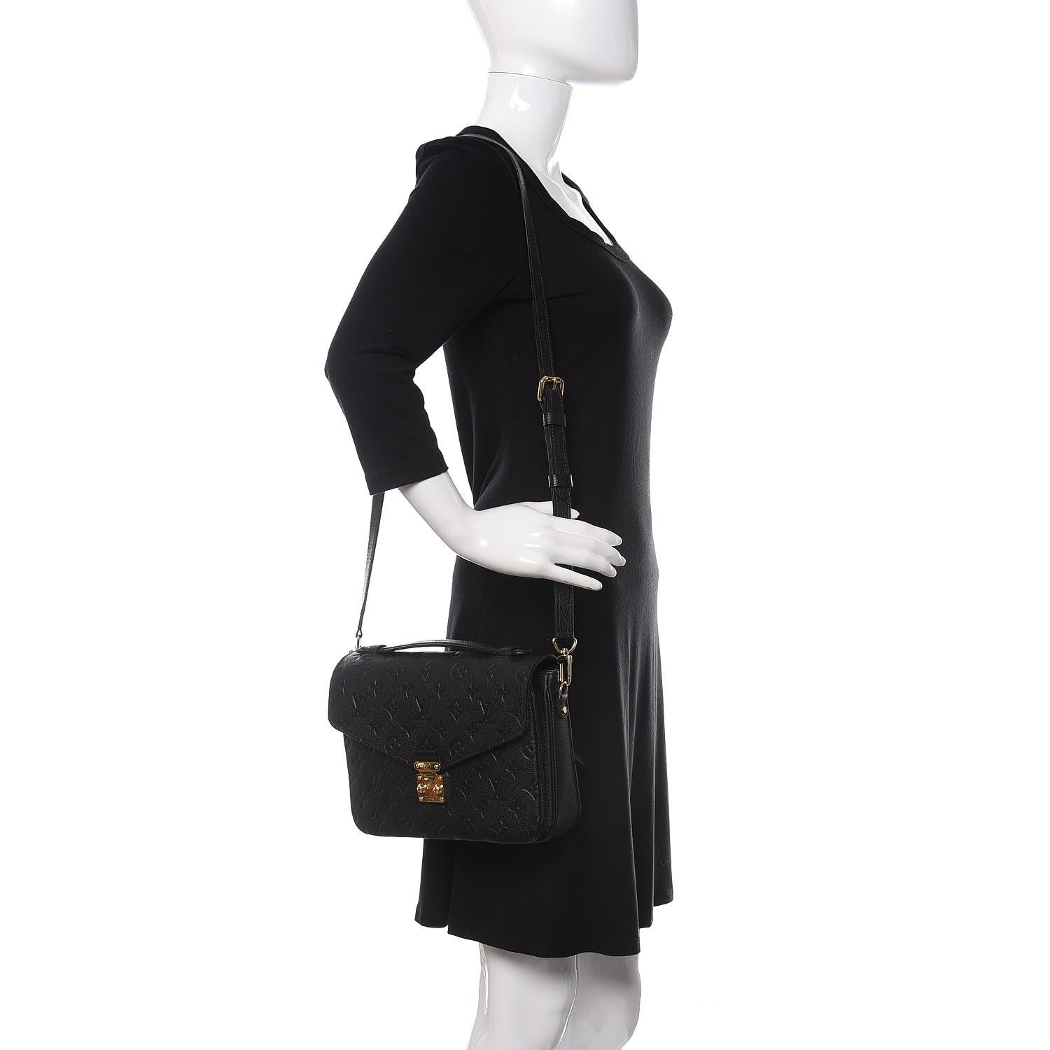 Louis Vuitton Empreinte Pochette Metis Black 2 of 10