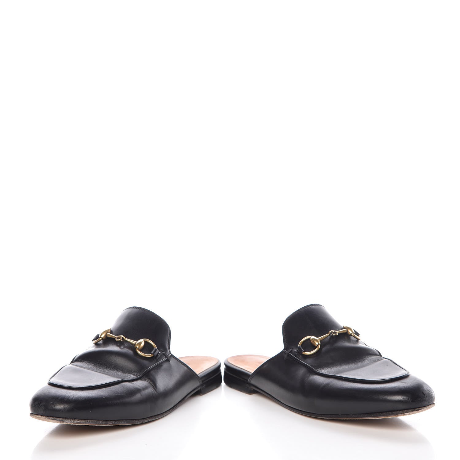 Gucci Calfskin Womens Princetown Slippers 36.5 Black 6 of 19
