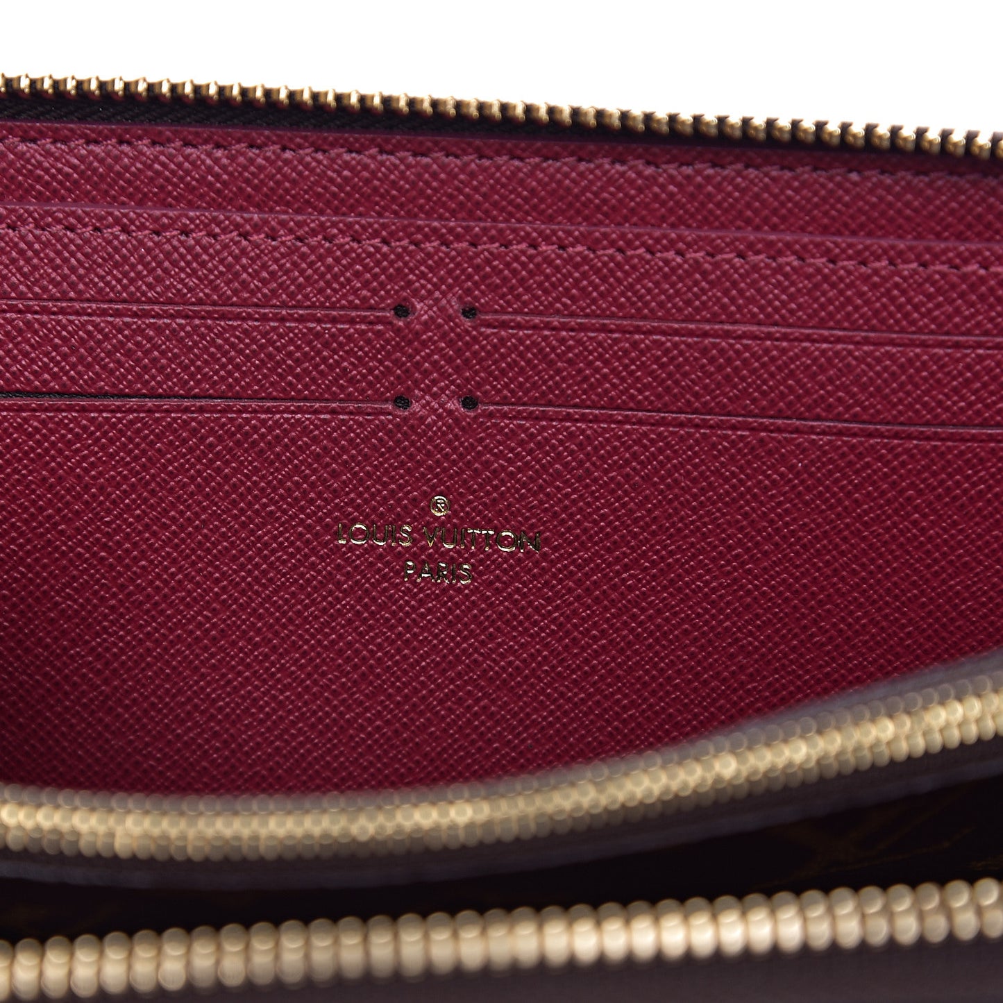 Monogram Clemence Wallet Fuchsia