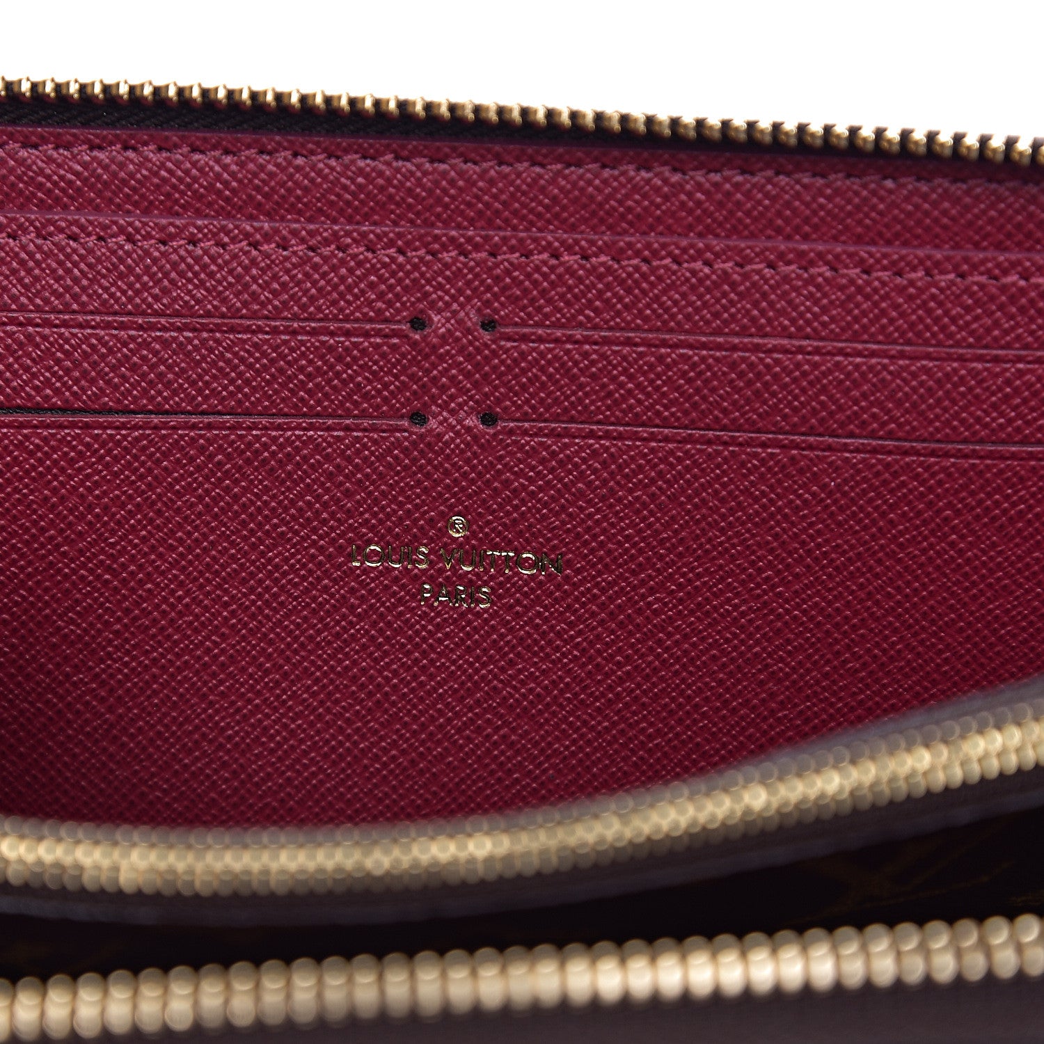 Louis Vuitton Monogram Clemence Wallet Fuchsia 5 of 5
