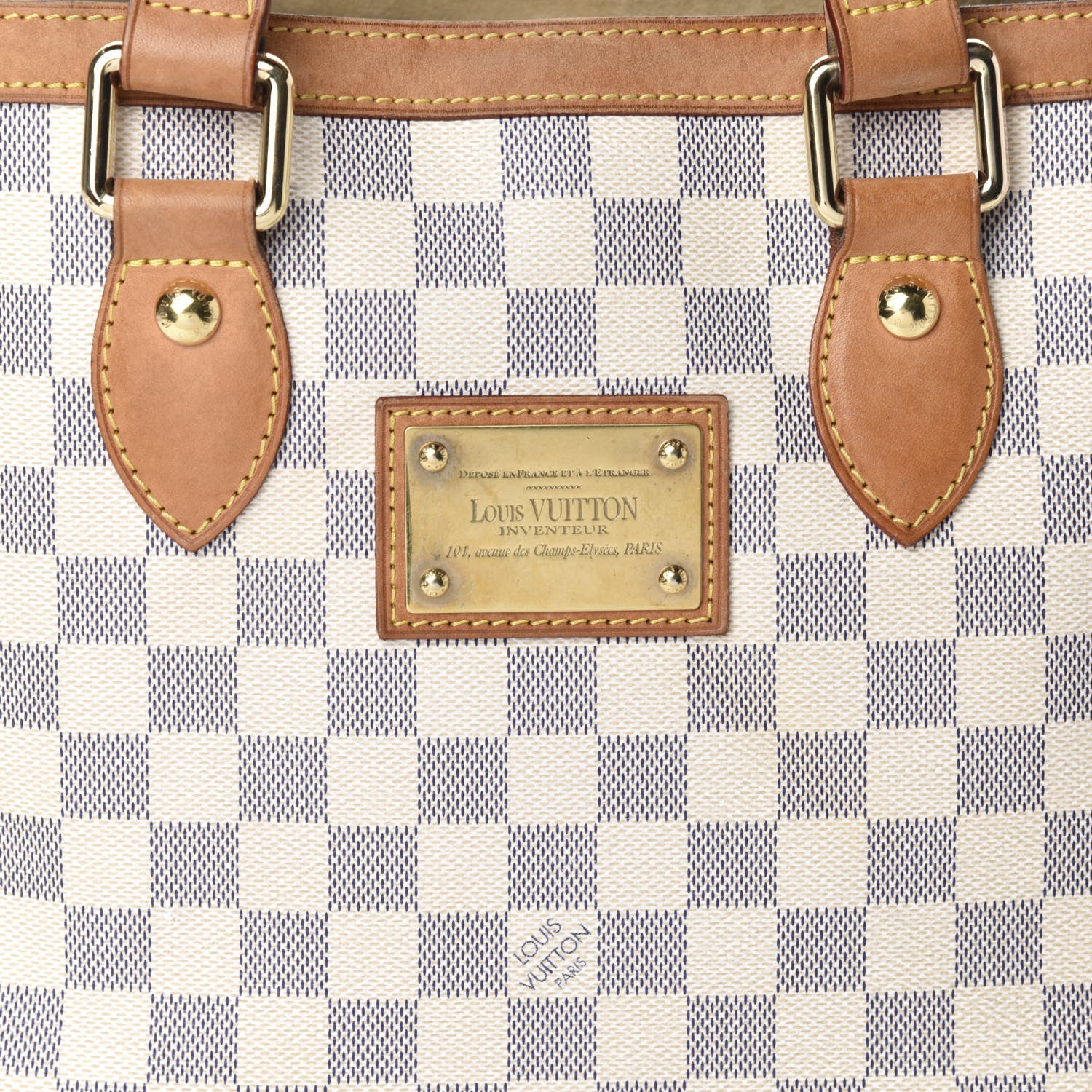 Louis Vuitton Damier Azur Hampstead PM 14 of 14