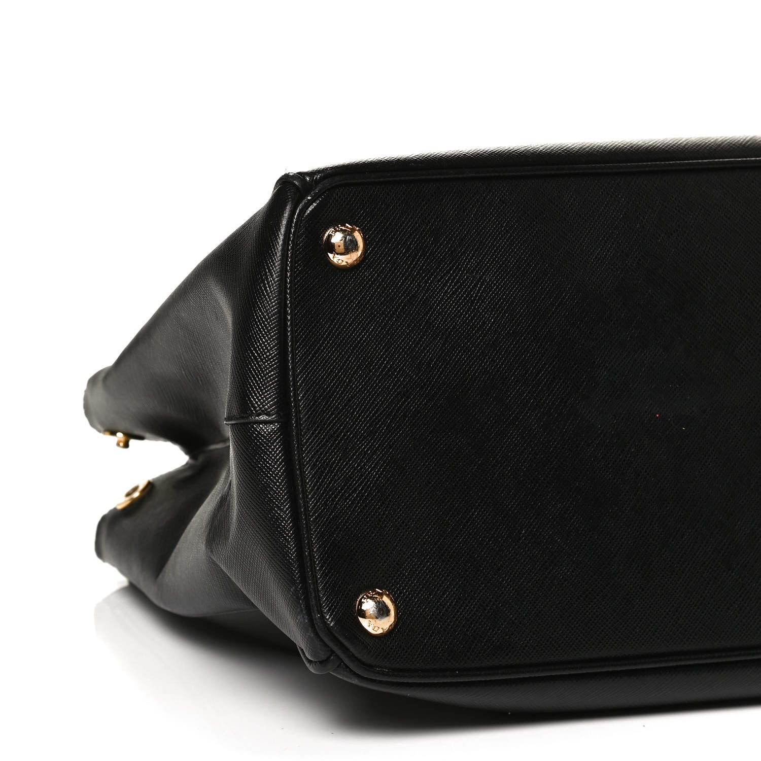 Prada Saffiano Small Galleria Double Zip Tote Black 9 of 10