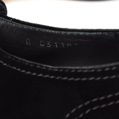 Chanel Velvet Patent Mocassin Loafers 40 Black 8 of 9