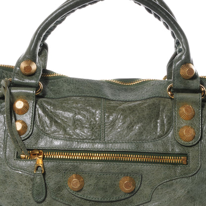 Balenciaga Agneau Giant 21 Gold Hardware Work Vert Thyme 8 of 8