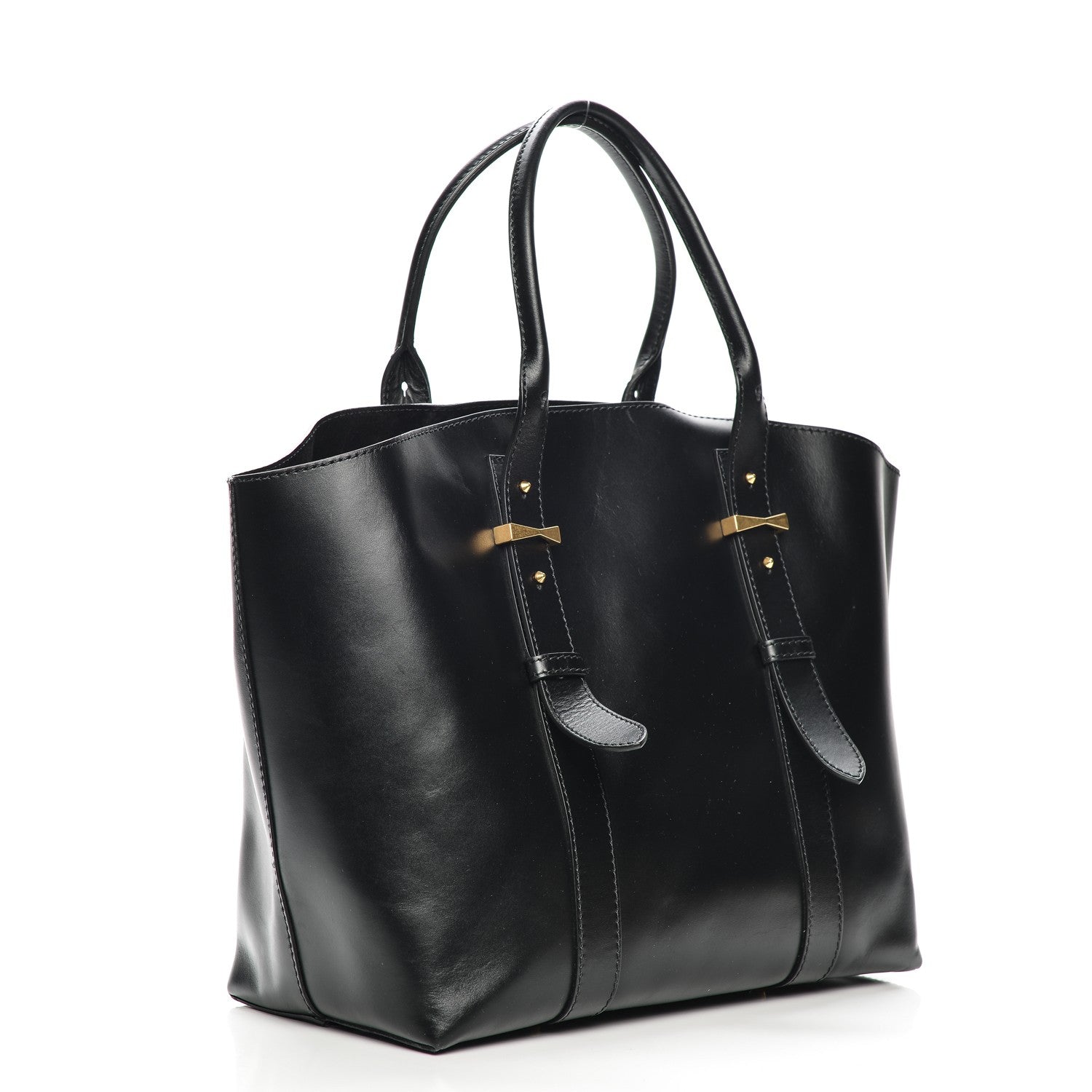 Alexander McQueen Soft Calfskin Medium Legend Tote Black 4 of 9