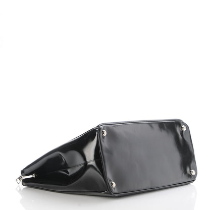 Prada Spazzolato Large Galleria Double Zip Tote Nero Black 4 of 11