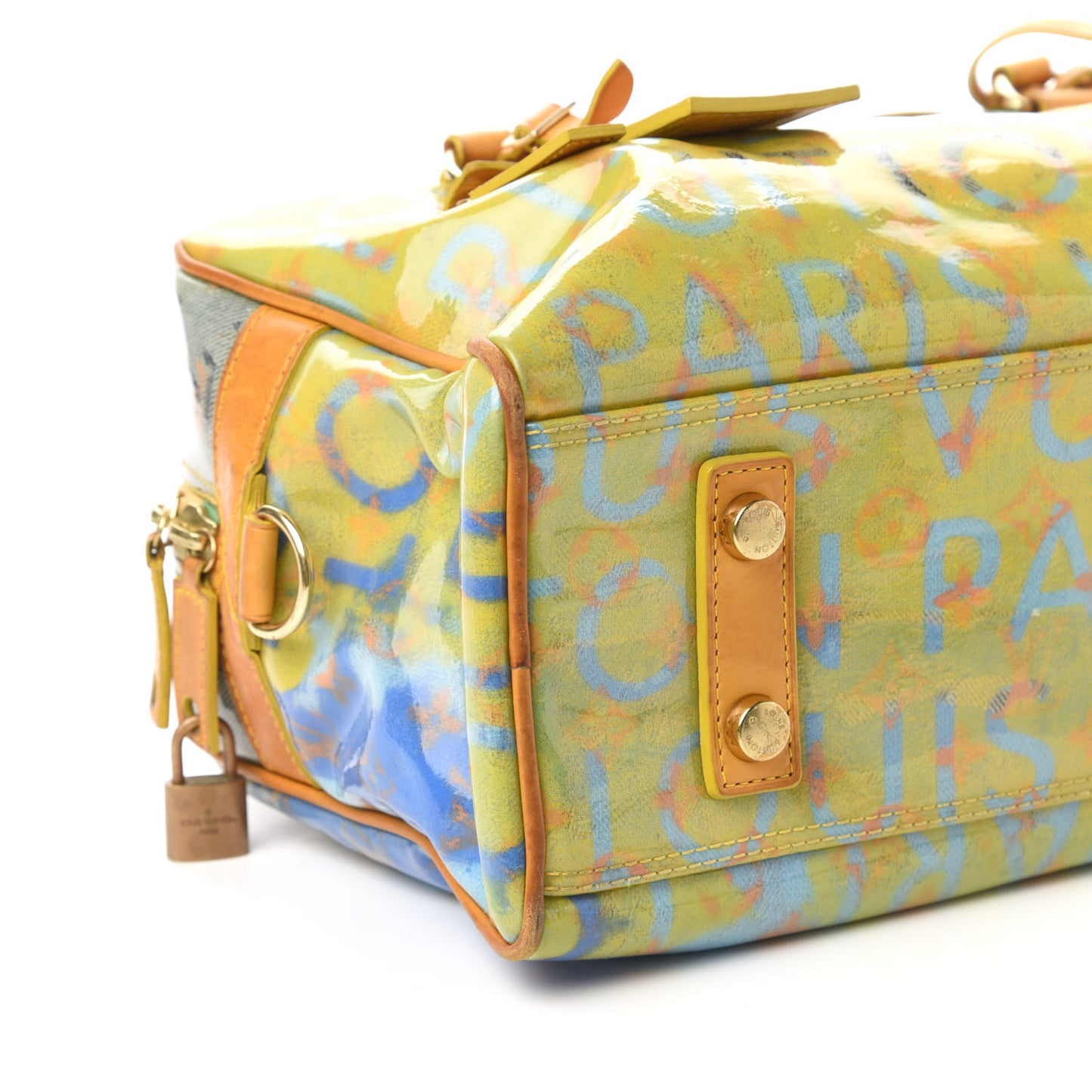Monogram Pulp Defile Weekender PM Yellow