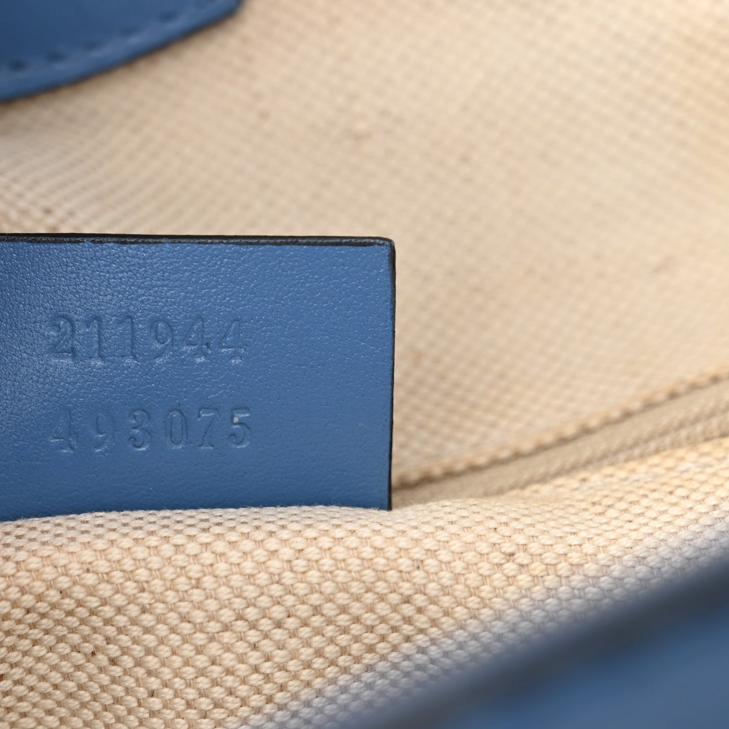 Monogram Lurex Medium Sukey Tote Blue