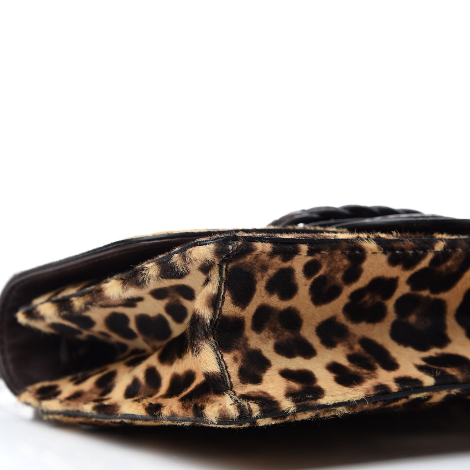Valentino Garavani Calf Hair Leopard Print Handbag 6 of 9