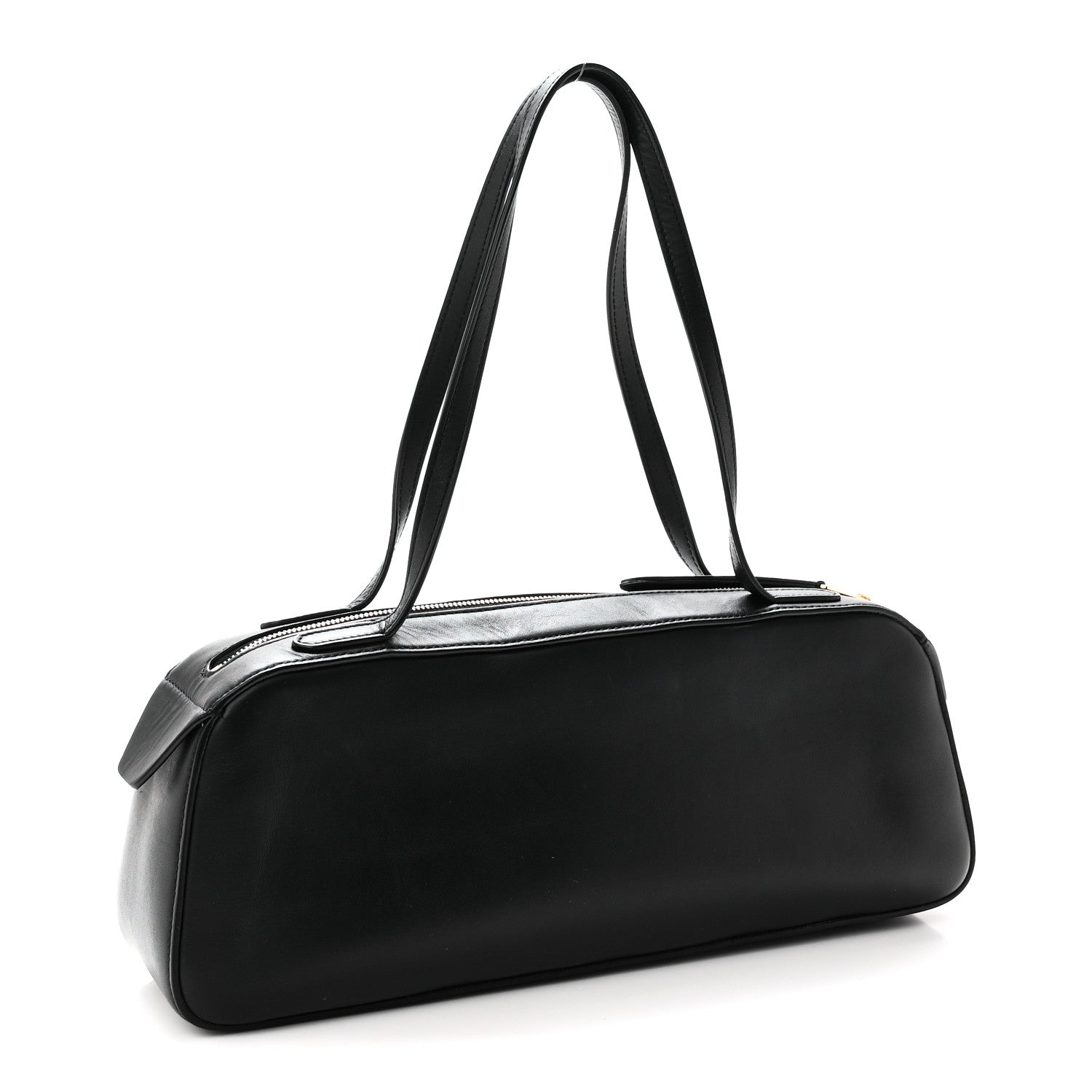 Khaite Calfskin Simona Shoulder Bag Black 3 of 9