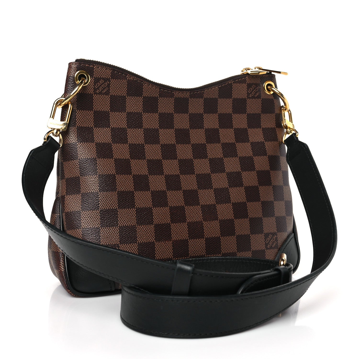 Louis Vuitton Damier Ebene Odeon PM Black 3 of 9