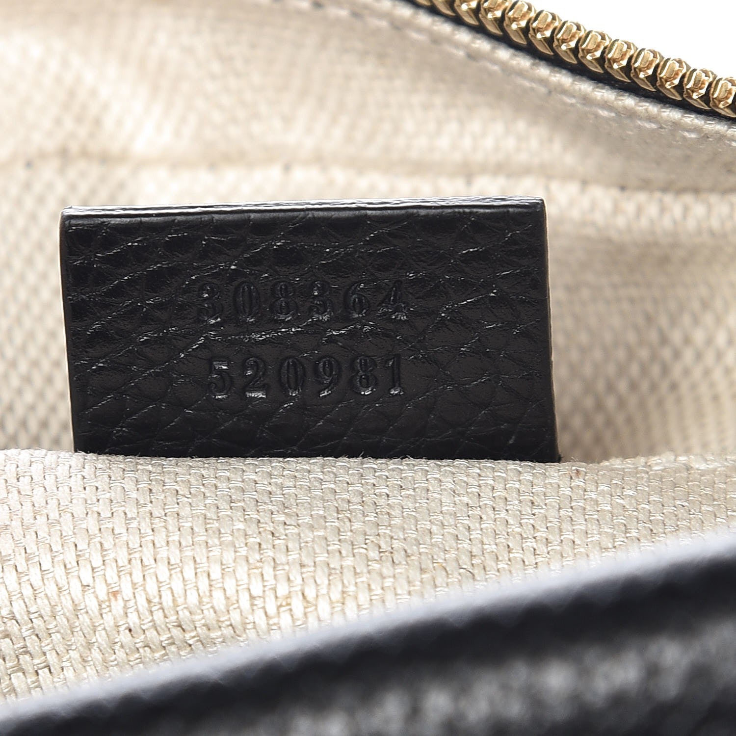 Gucci Pebbled Calfskin Small Soho Disco Bag Black 7 of 7